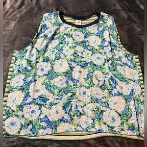 Cabi Printed Complete Top sleeveless blouse